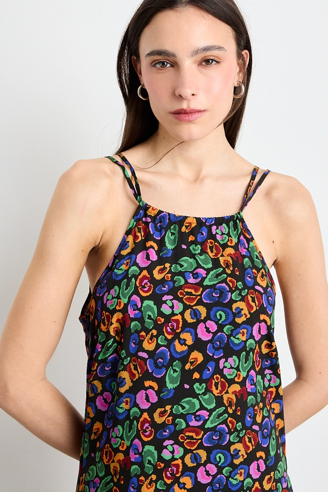 VESTIDO FANTASIA LARGO NEGRO MUJER IO - 2
