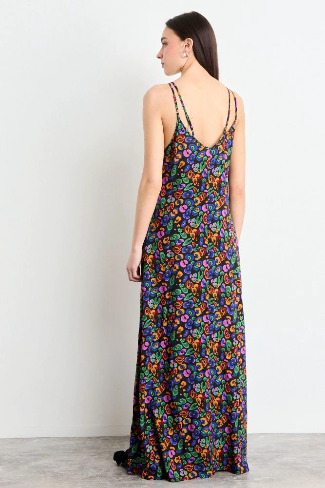 VESTIDO FANTASIA LARGO NEGRO MUJER IO - 3