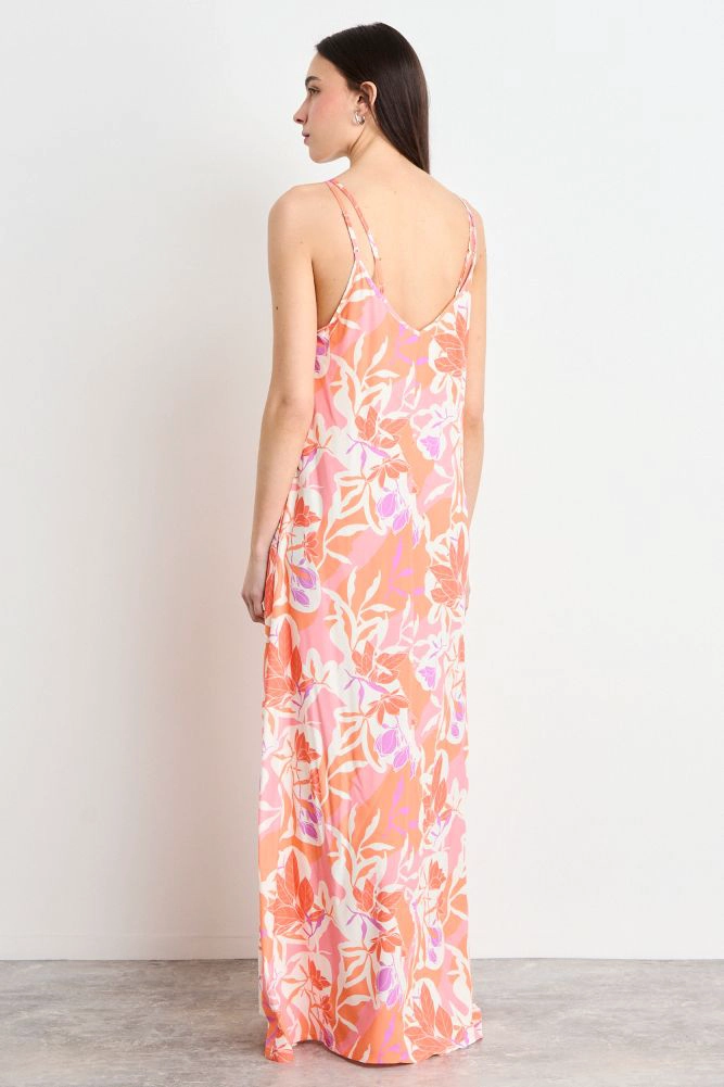 VESTIDO FANTASIA LARGO FUCSIA MUJER IO - 5