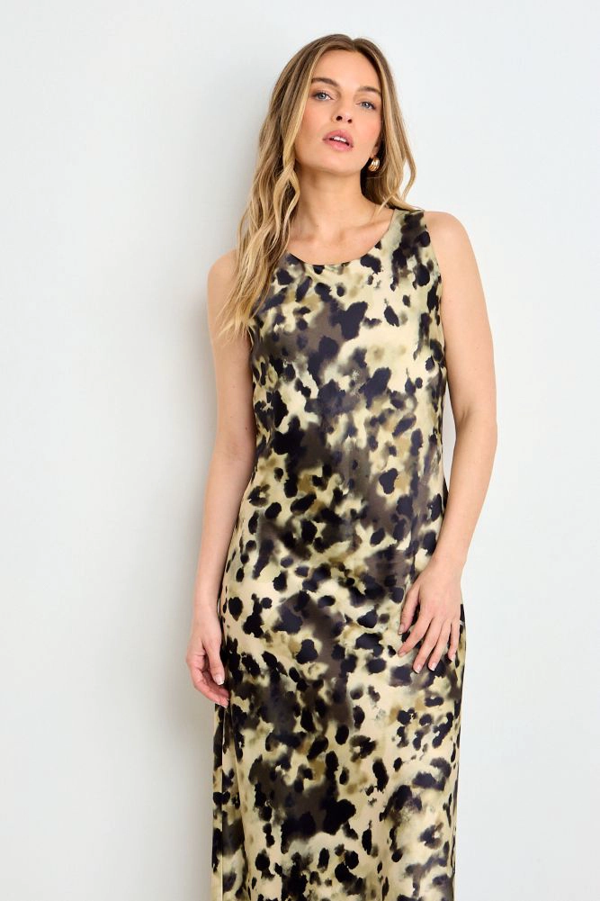 VESTIDO LARGO FANTASIA CRUDO MUJER ASH - 3