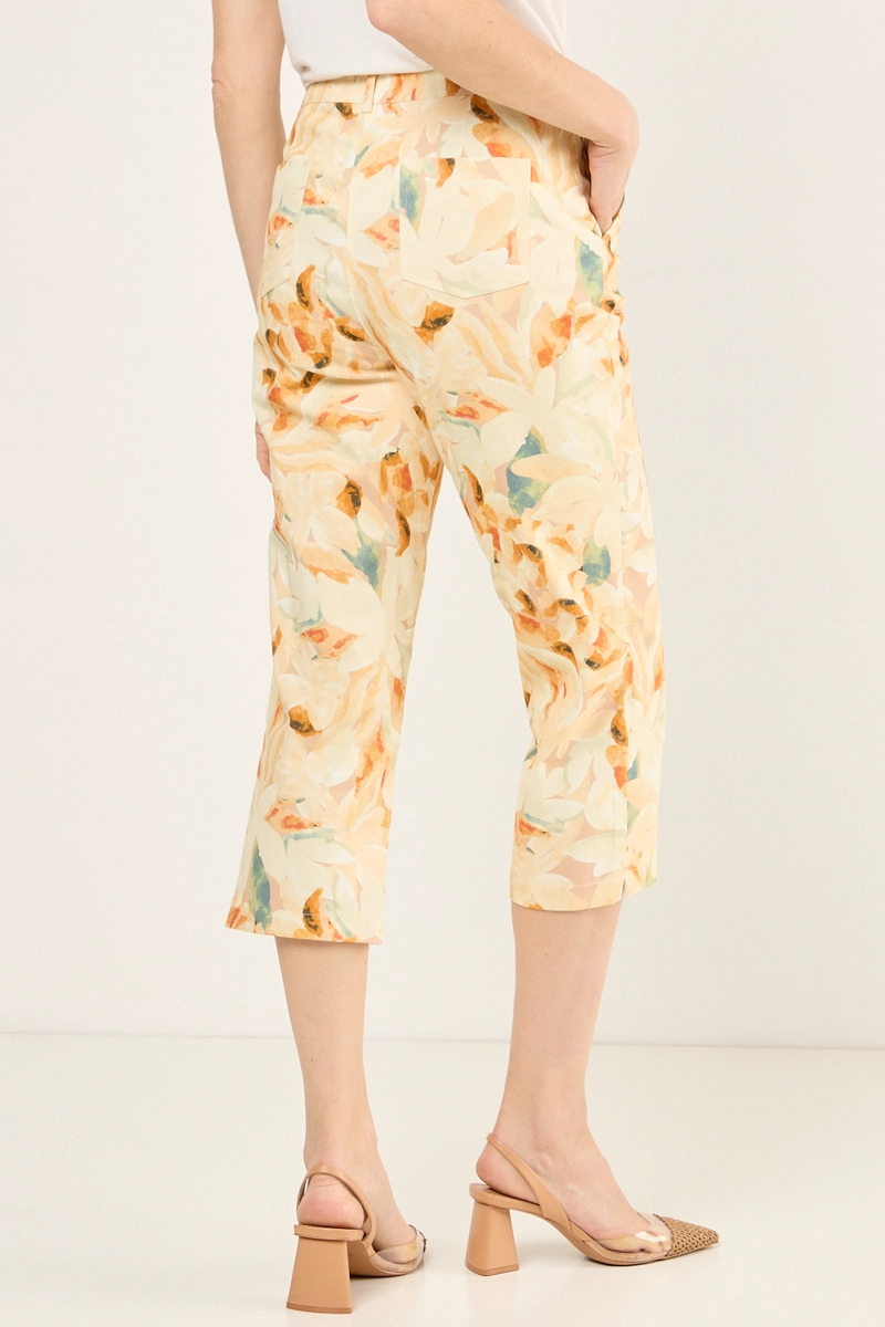 CAPRI ESTAMPADO FLORAL NARANJO MUJER MAGRIFFE - 4