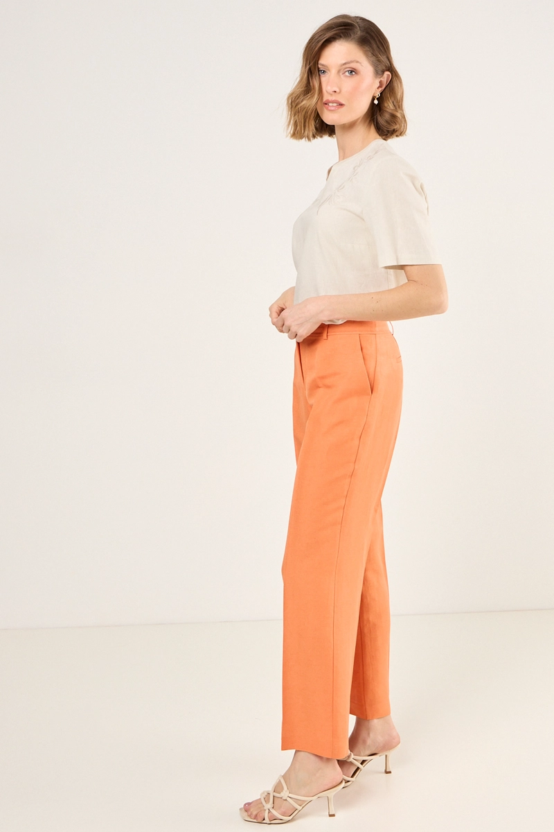 PANTALON NARANJO MUJER MAGRIFFE - 5