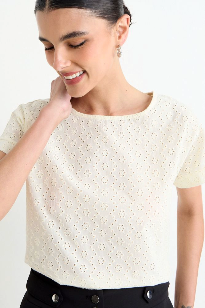 POLERA LISA CRUDO MUJER ASH - 2