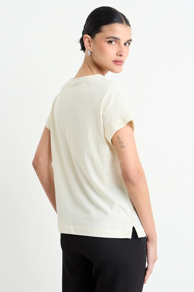 POLERA LISA CRUDO MUJER ASH - 3