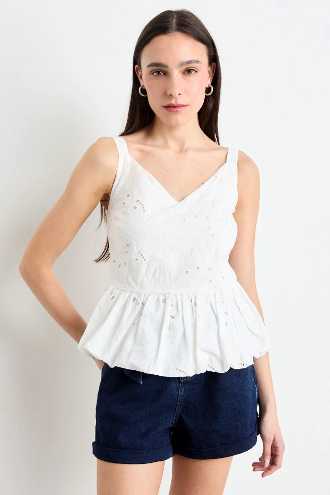 BLUSA LISA CRUDO MUJER IO - 1