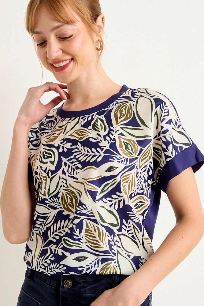 POLERA MANGA CORTA NEGRO MUJER MAGRIFFE - 2
