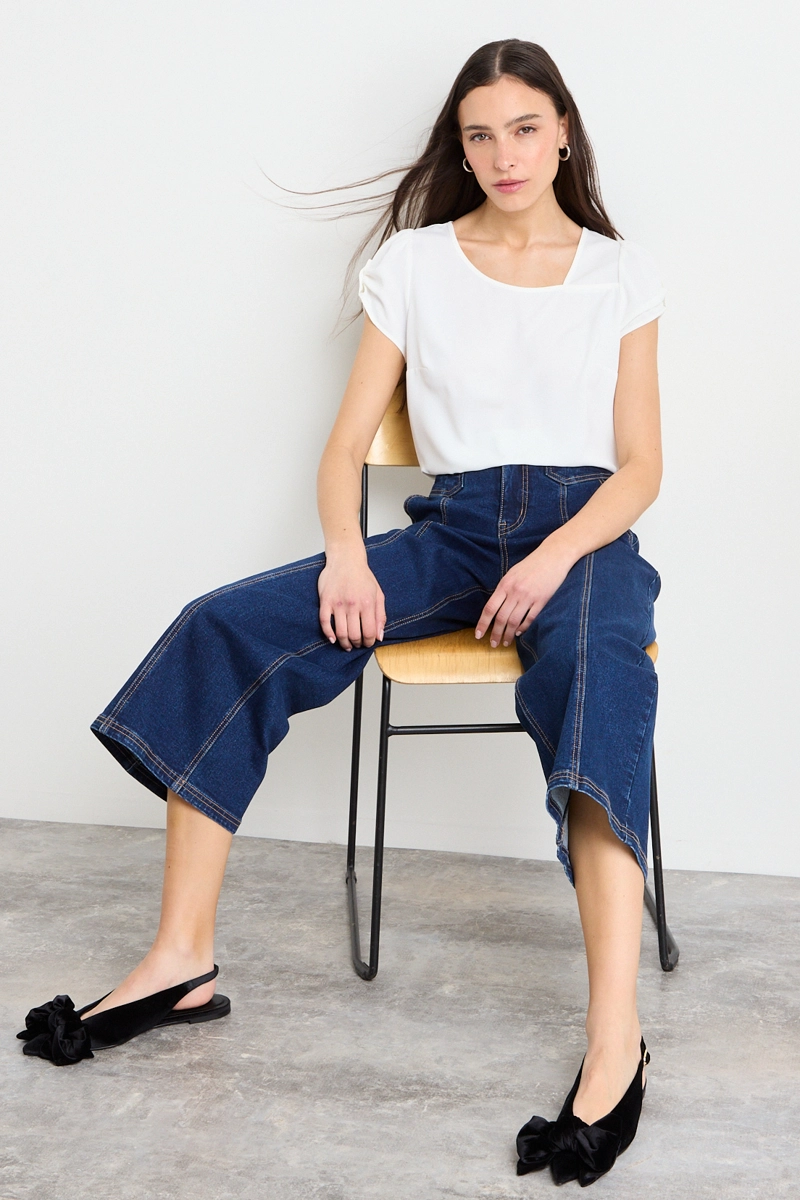 BLUSA LISA CRUDO MUJER IO - 4