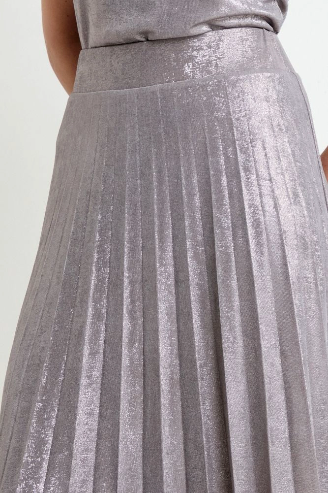 FALDA PLISADA GRIS MUJER ASH - 2