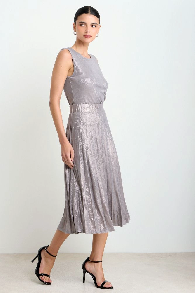 FALDA PLISADA GRIS MUJER ASH - 5