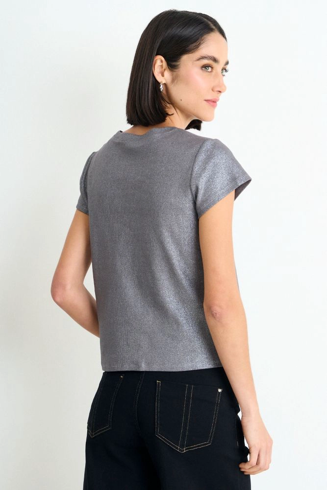 POLERA GRIS MUJER ASH - 2