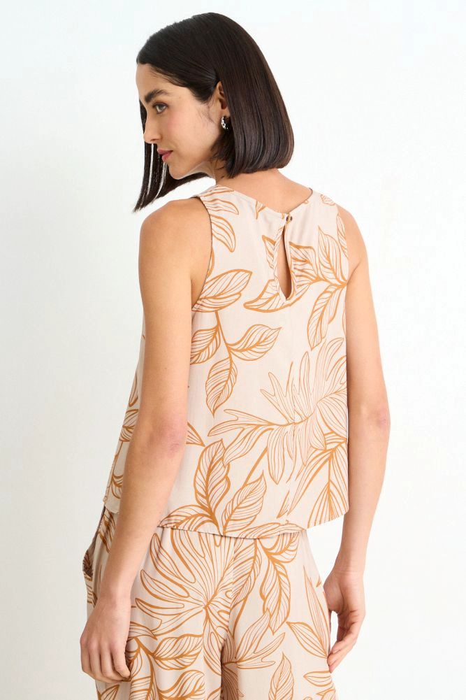 BLUSA FANTASIA BEIGE MUJER ASH - 3