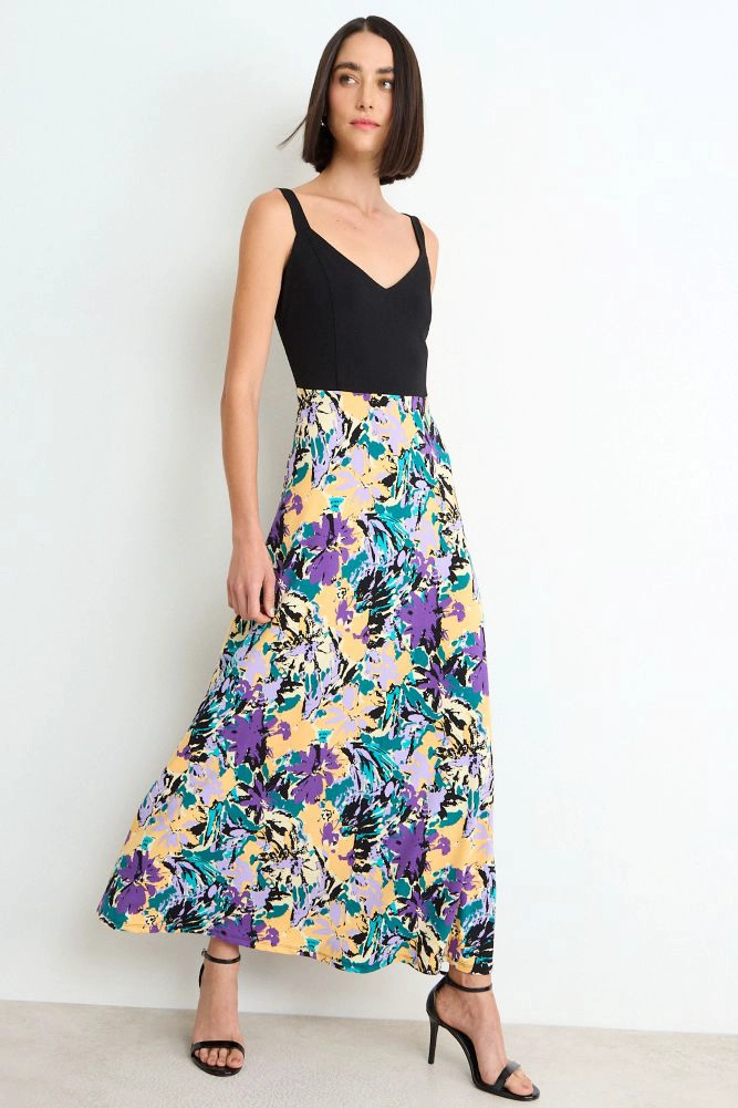 VESTIDO LARGO FANTASIA VERDE  MUJER ASH - 4