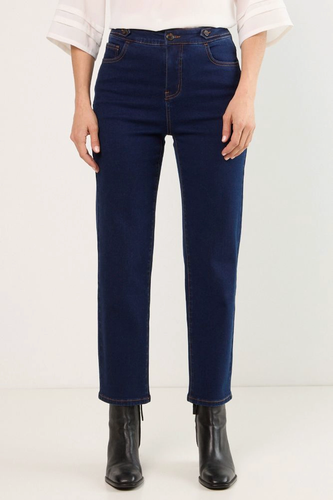 JEANS LISO RECTO AZUL MUJER MAGRIFFE - 2