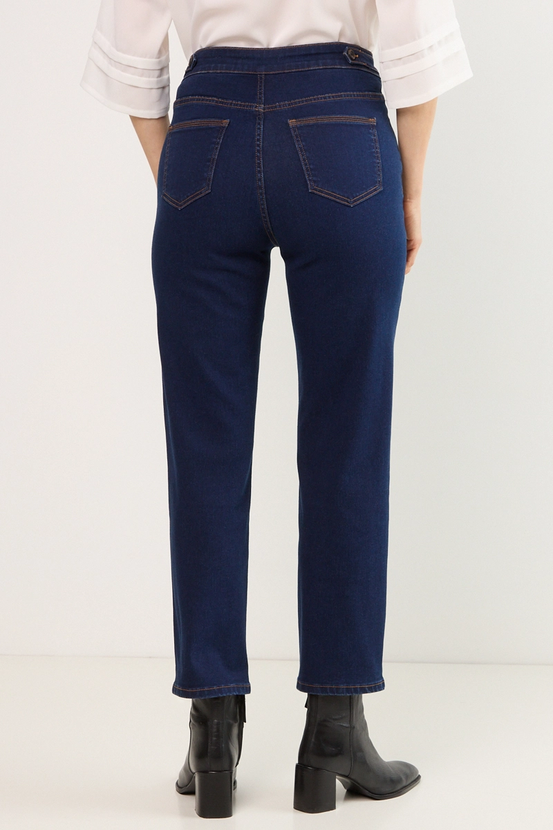 JEANS LISO RECTO AZUL MUJER MAGRIFFE - 4