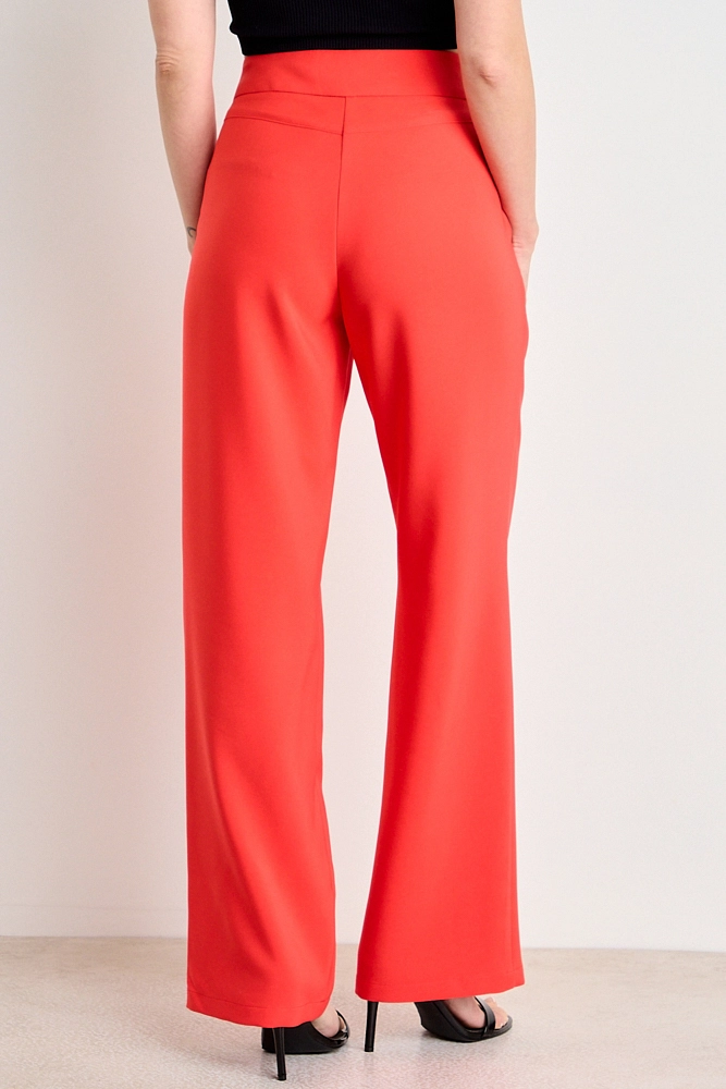 PANTALON RECTO LISO ROJO MUJER ASH - 3