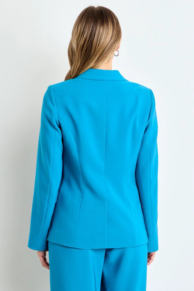 BLAZER LISO AZULINO MUJER ASH - 3