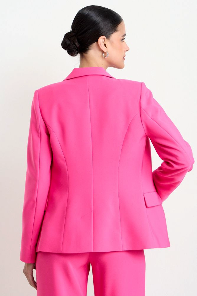 BLAZER LISO FUCSIA MUJER ASH - 3
