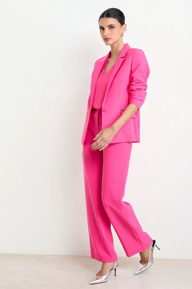 BLAZER LISO FUCSIA MUJER ASH - 5