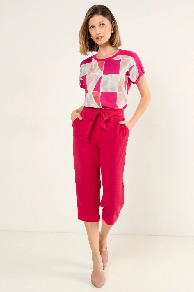 CAPRI CON ELASTICO FUCSIA MUJER MAGRIFFE - 1