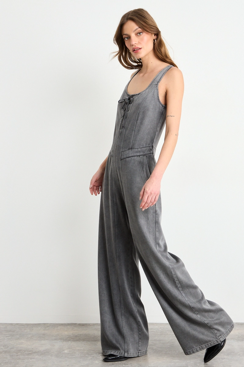 ENTERITO LISO GRIS MUJER IO - 5