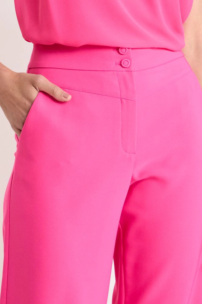 PANTALON RECTO LISO FUCSIA MUJER ASH - 3