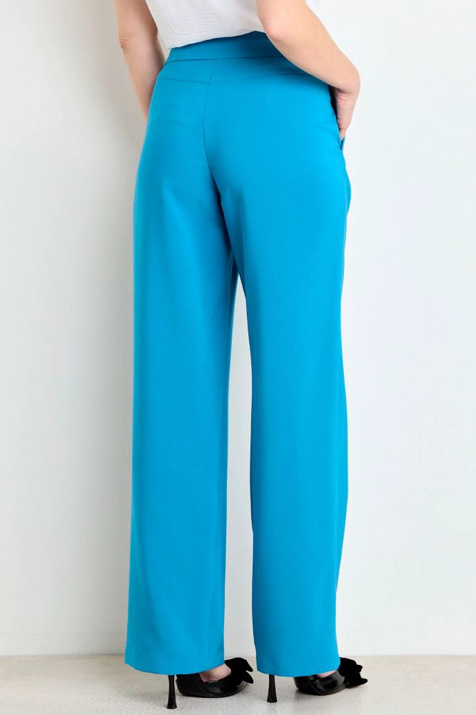 PANTALON RECTO LISO AZUL MUJER ASH - 4