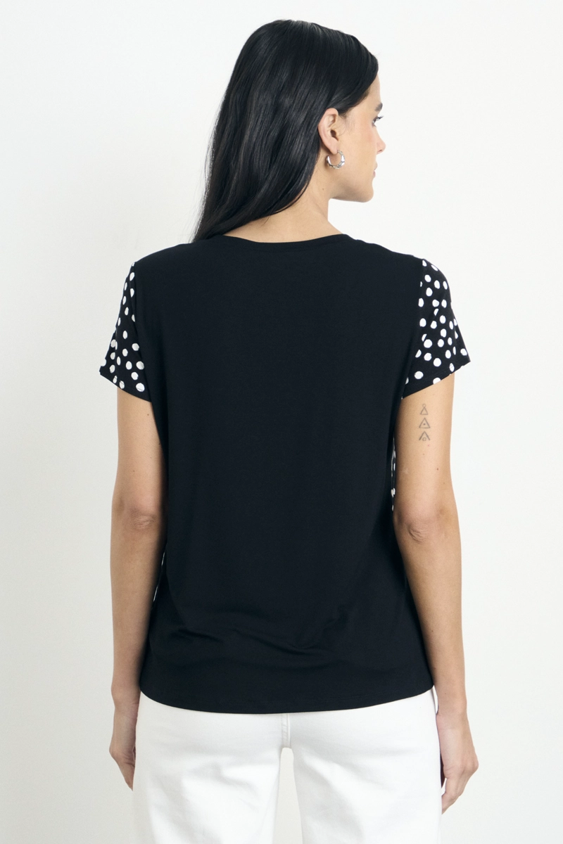 POLERA FANTASIA NEGRO MUJER ASH - 3