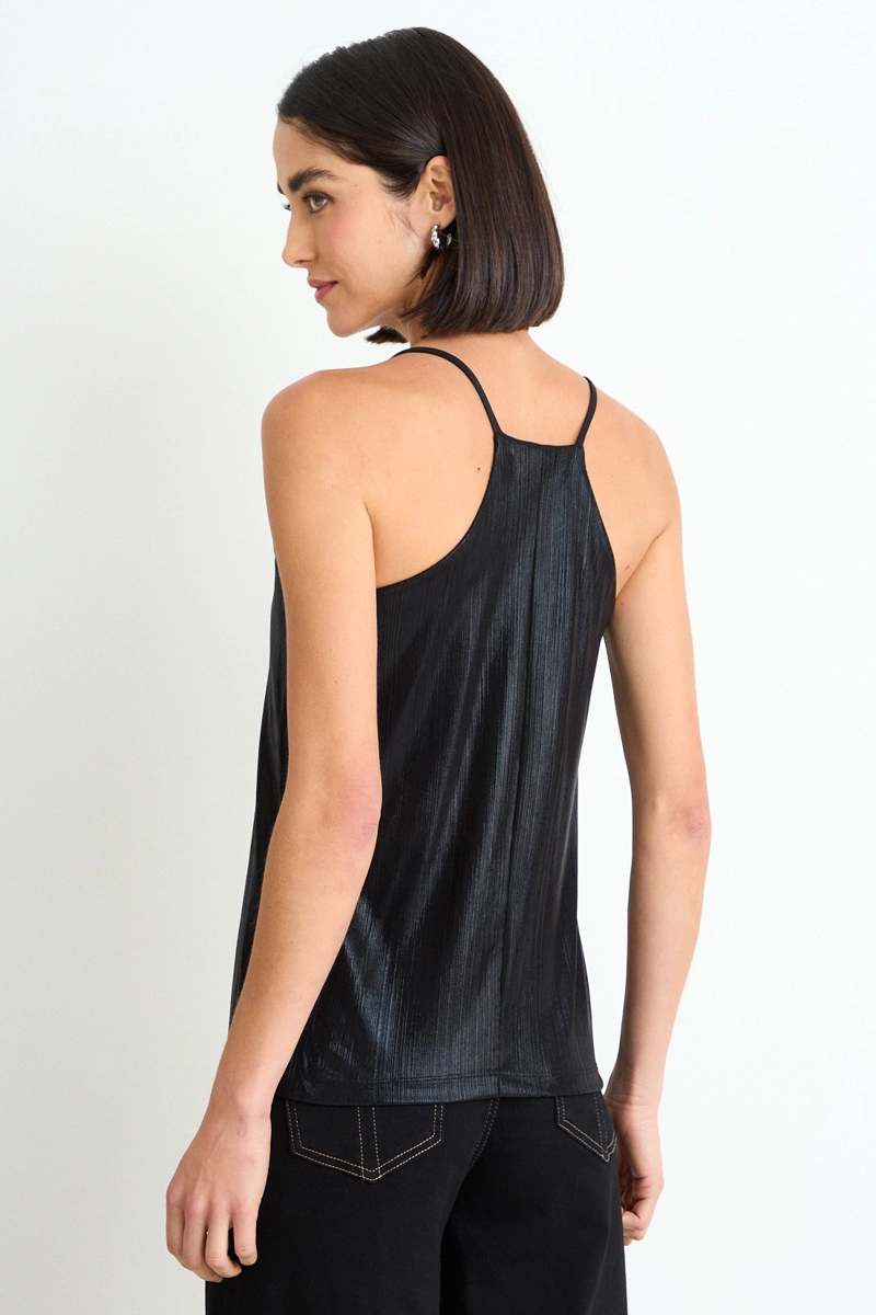 BLUSA LISA NEGRO MUJER ASH - 3
