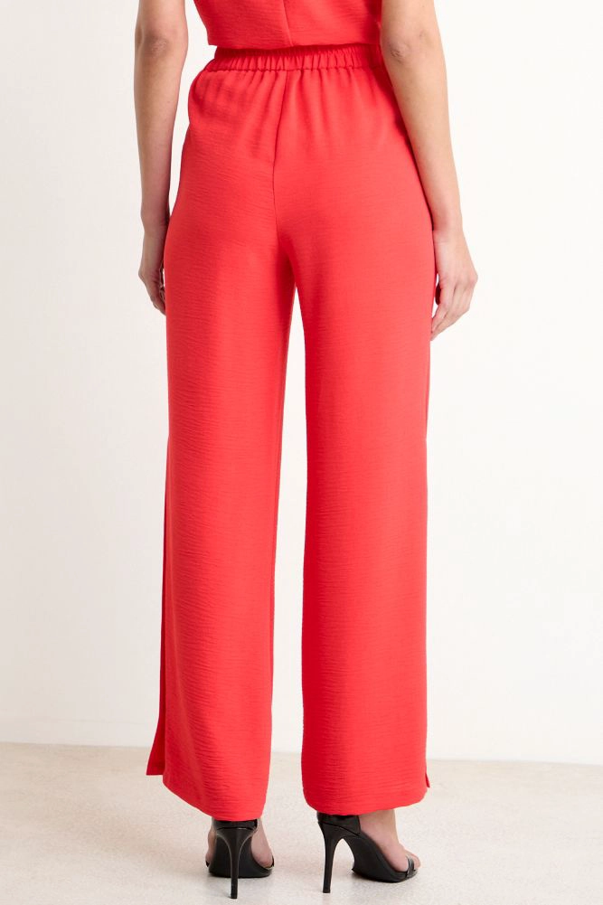 PANTALON LISO RECTO ROJO MUJER ASH - 3