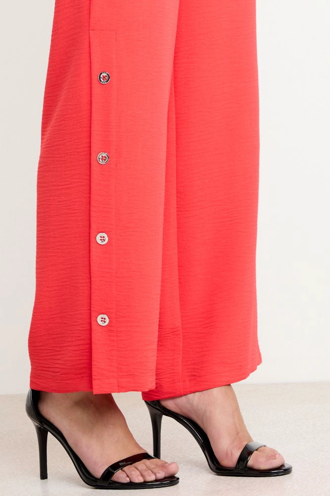 PANTALON LISO RECTO ROJO MUJER ASH - 4