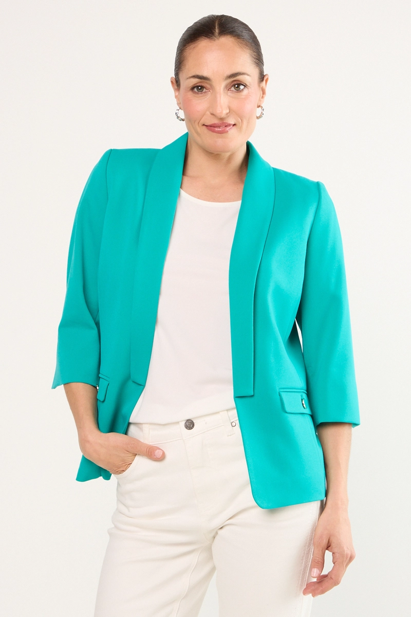 BLAZER VERDE MUJER MAGRIFFE - 1