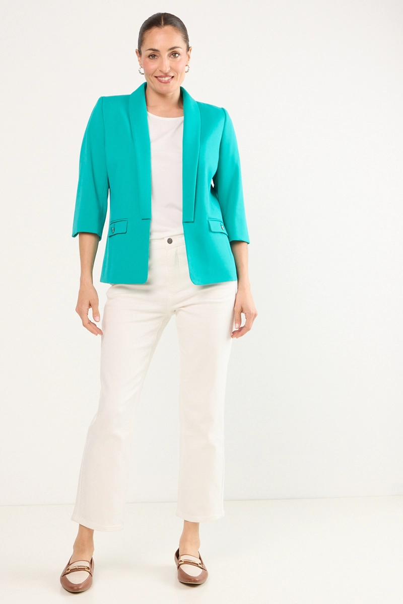 BLAZER VERDE MUJER MAGRIFFE - 4