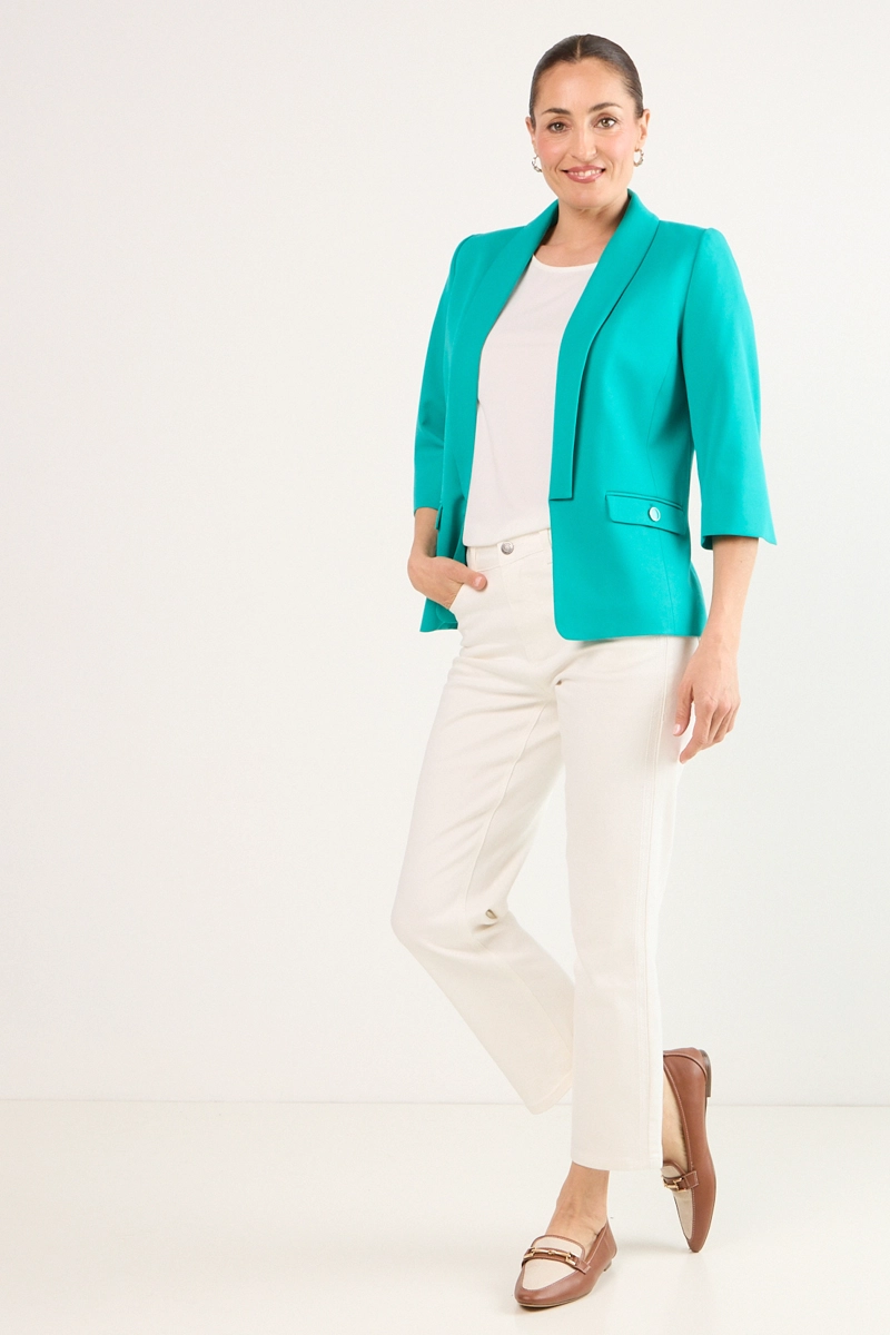 BLAZER VERDE MUJER MAGRIFFE - 5