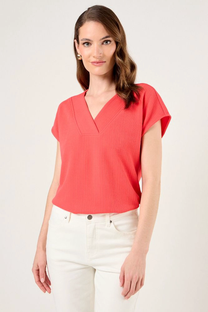 POLERA LISA CORAL MUJER MAGRIFFE - 1