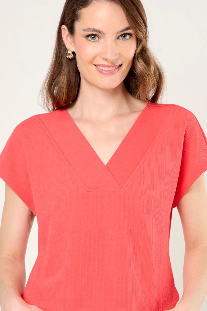 POLERA LISA CORAL MUJER MAGRIFFE - 2