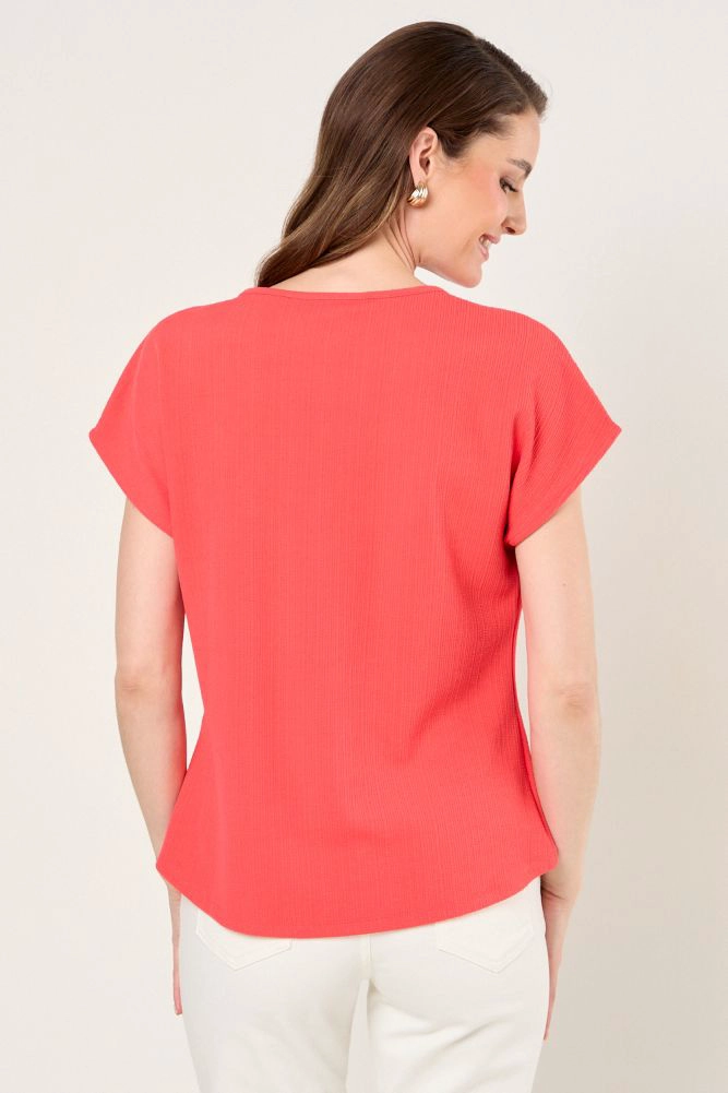 POLERA LISA CORAL MUJER MAGRIFFE - 3