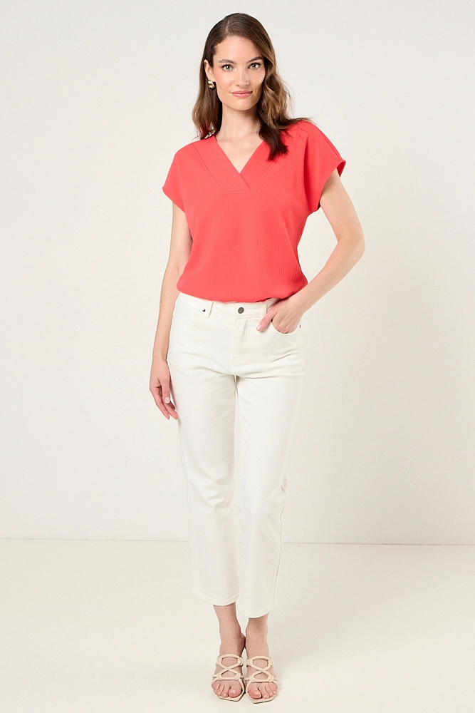 POLERA LISA CORAL MUJER MAGRIFFE - 4