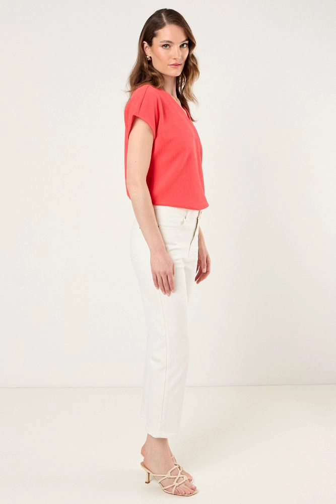 POLERA LISA CORAL MUJER MAGRIFFE - 5