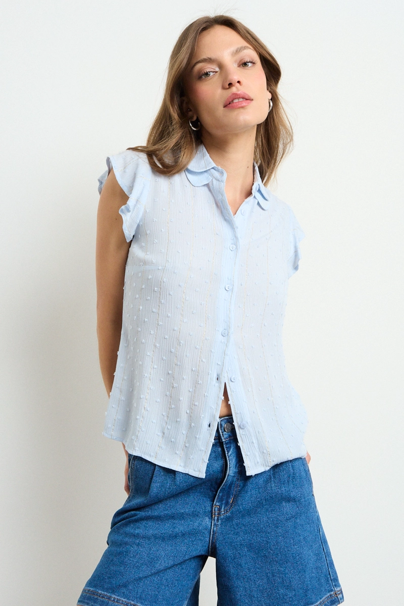 BLUSA LISA CELESTE MUJER IO - 2