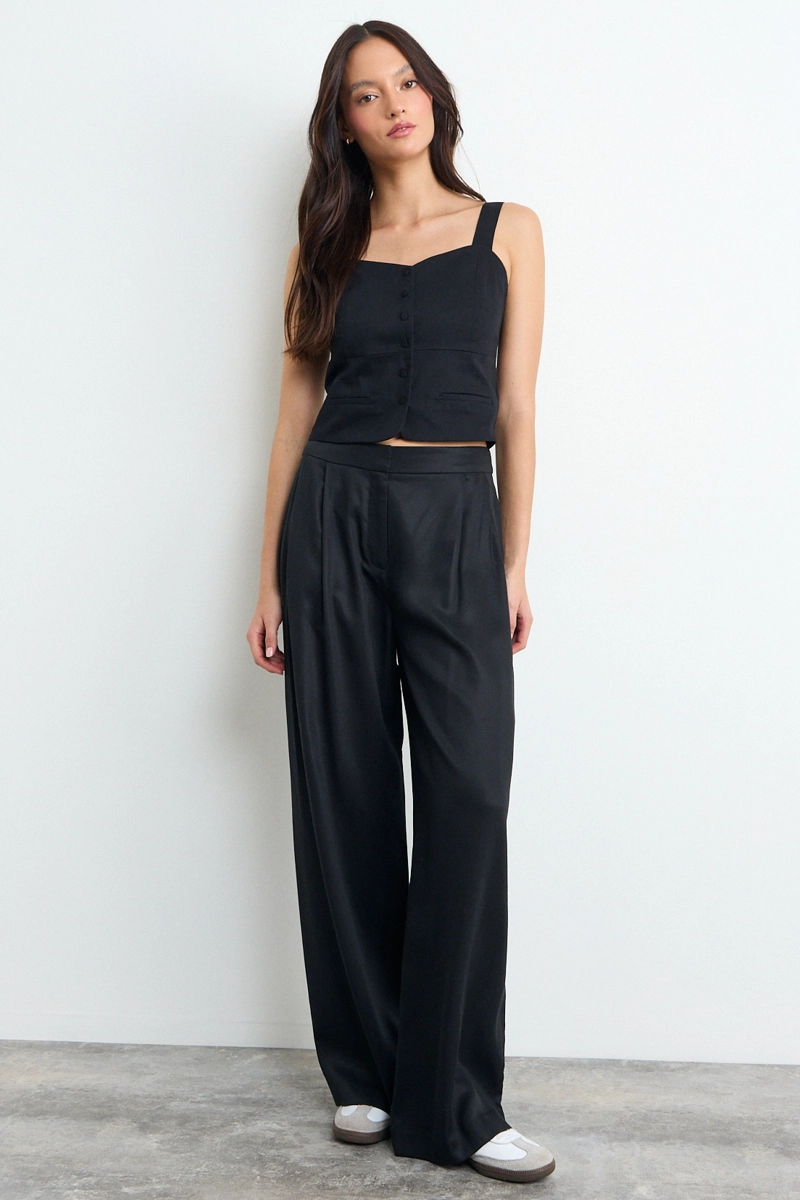 BLUSA LISA NEGRO MUJER IO - 5