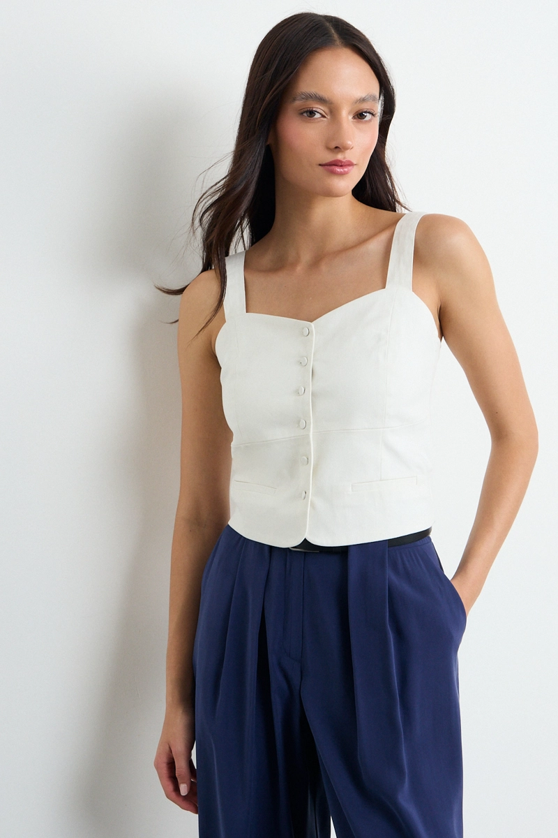 BLUSA LISA CRUDO MUJER IO - 1