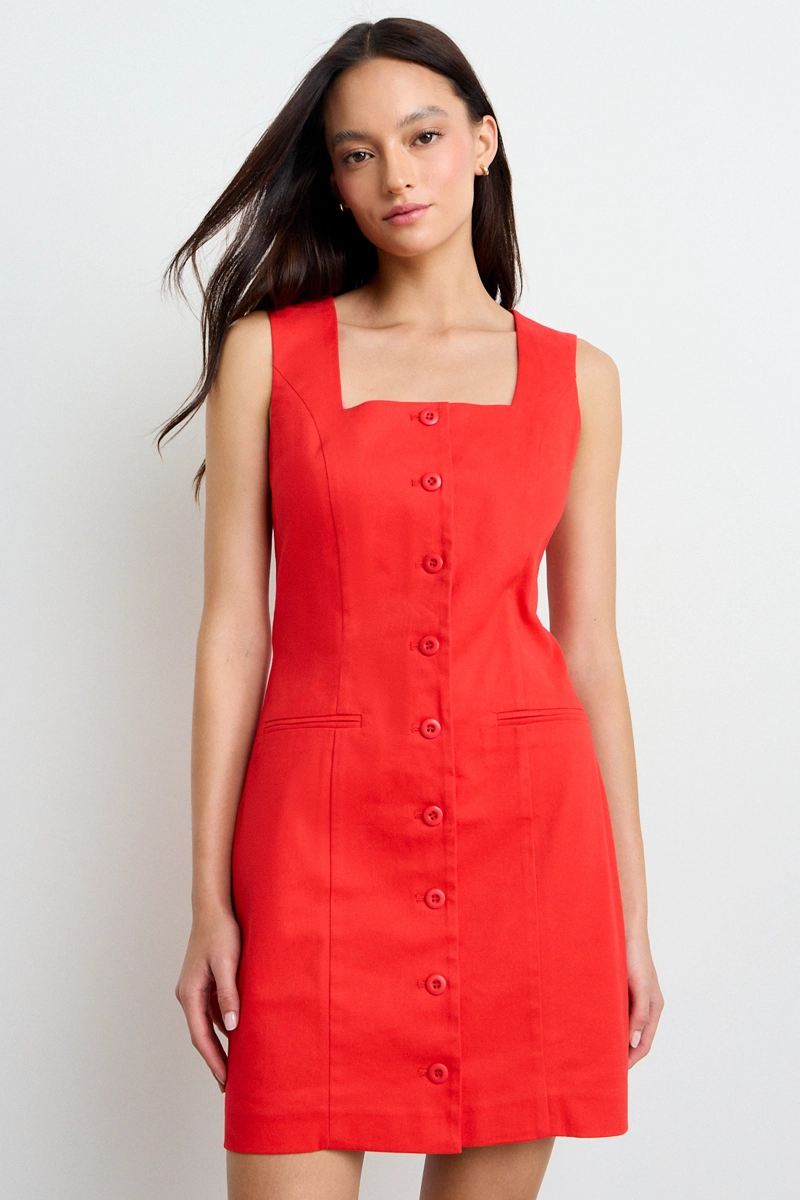 VESTIDO FANTASIA ROJO MUJER IO - 1