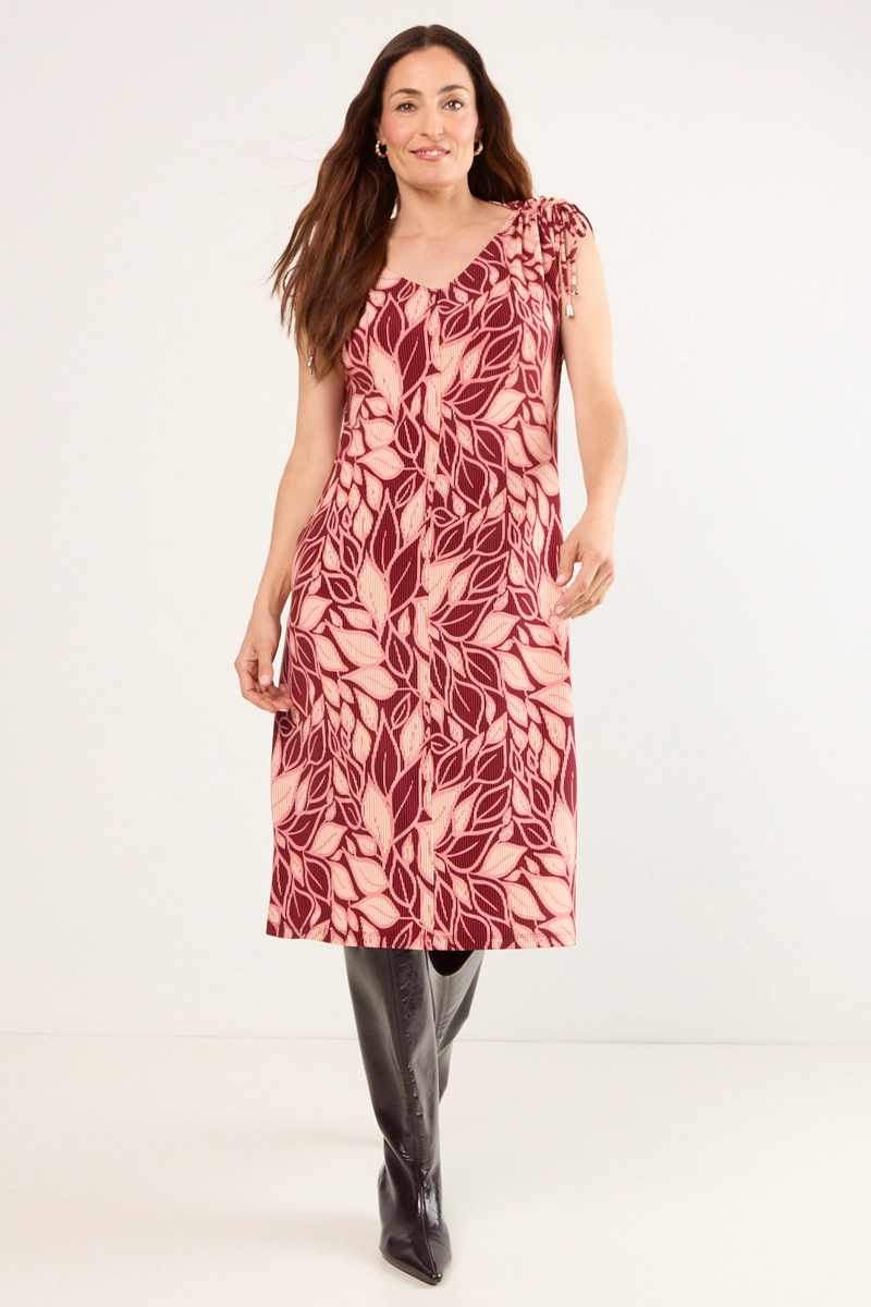 VESTIDO LARGO BEIGE MUJER MAGRIFFE - 3