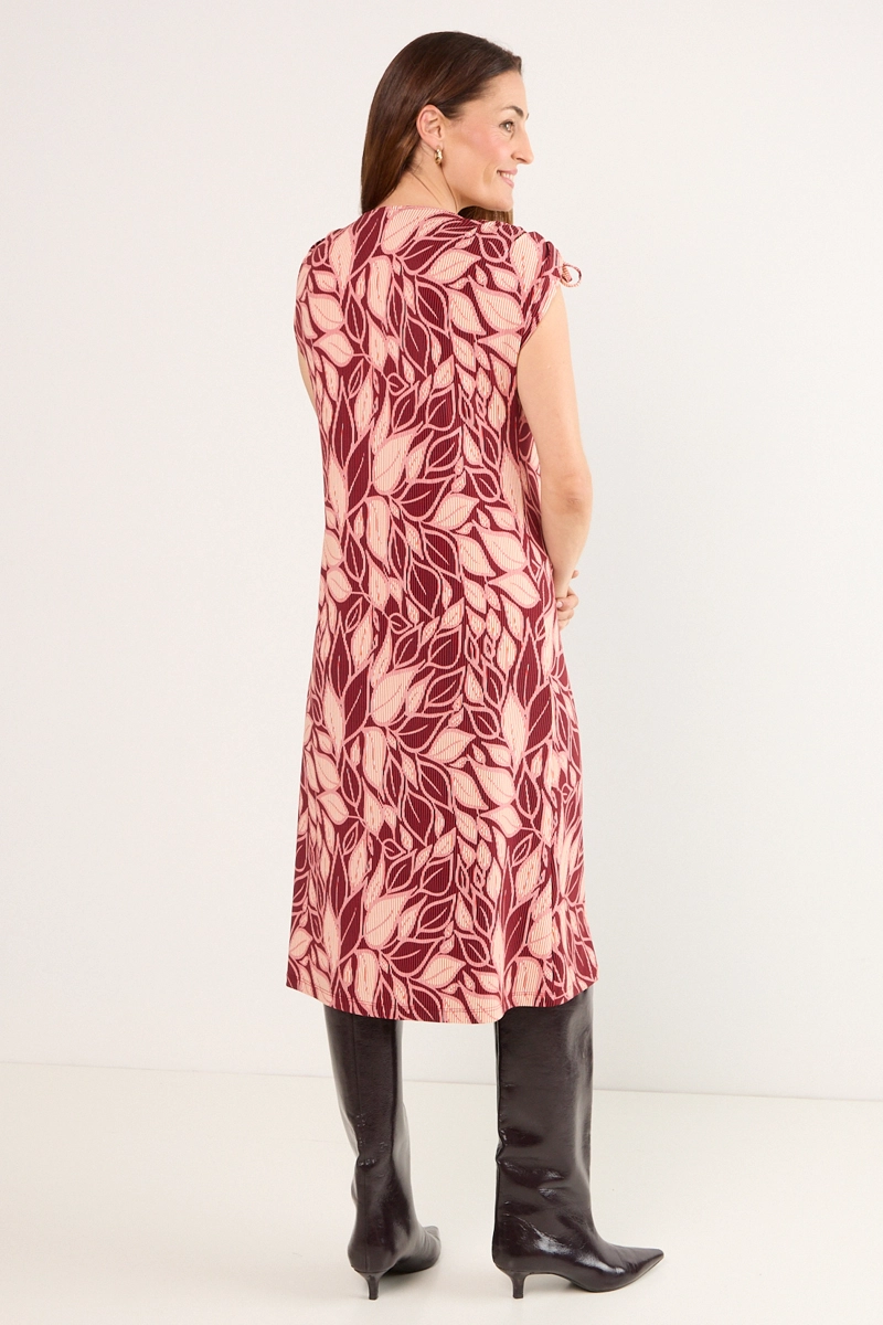 VESTIDO LARGO BEIGE MUJER MAGRIFFE - 4