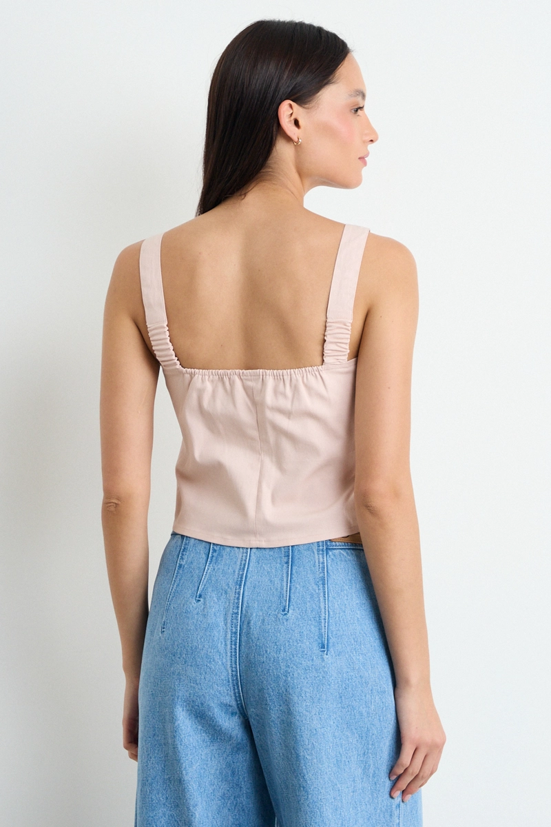BLUSA LISA ROSA MUJER IO - 3