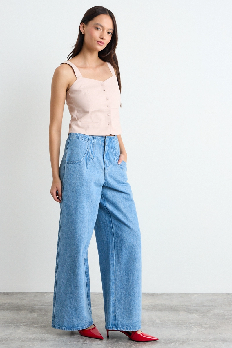 BLUSA LISA ROSA MUJER IO - 5