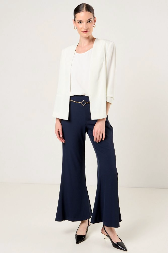 BLAZER LISO CRUDO MUJER MAGRIFFE - 4