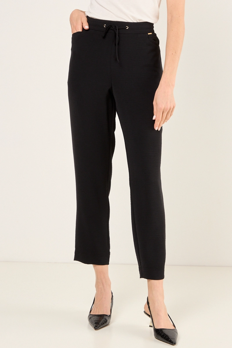 PANTALON LISO NEGRO MUJER MAGRIFFE - 2
