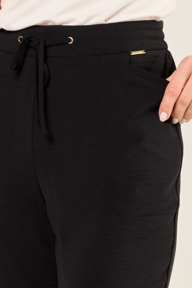 PANTALON LISO NEGRO MUJER MAGRIFFE - 3