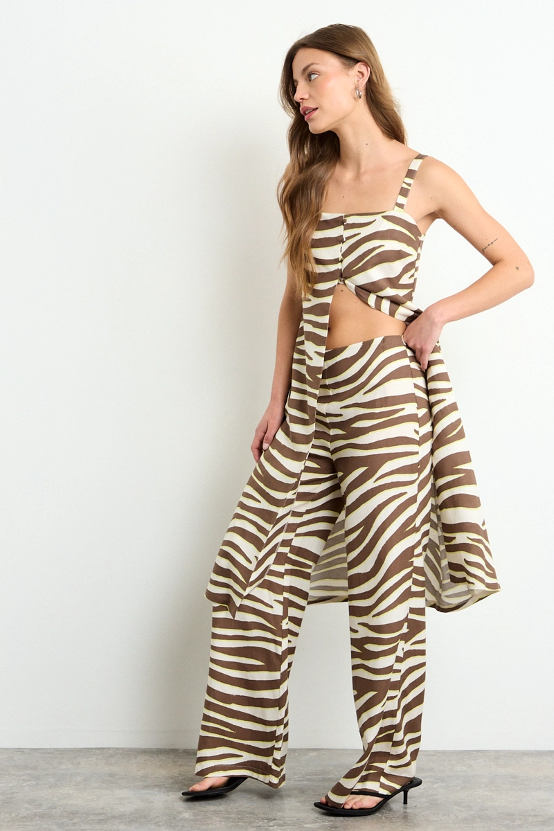 PANTALON FANTASIA CAFE  MUJER IO - 5